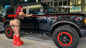 a woman standing next to a car Ms Trigga Happy Nude ♡ aka mstriggahappy Leaked – 13 GB MEGA LINK (BEST WAY)